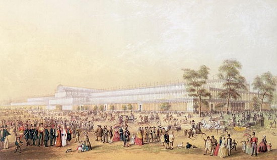 View of the Crystal Palace od George Baxter