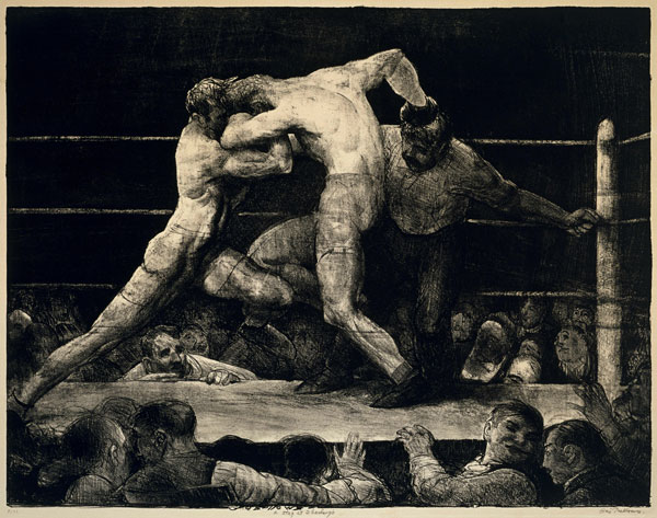 A Stag at Sharkey's od George Bellows