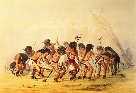 Buffalo Dance, c.1832 od George Catlin