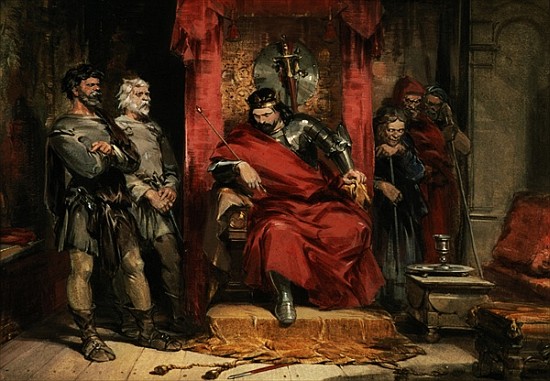 Macbeth instructing the Murderers employed to kill Banquo od George Cattermole