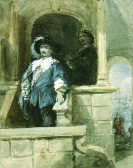 Sir Thomas Wentworth (afterwards Earl of Strafford) and John Pym at Greenwich od George Cattermole