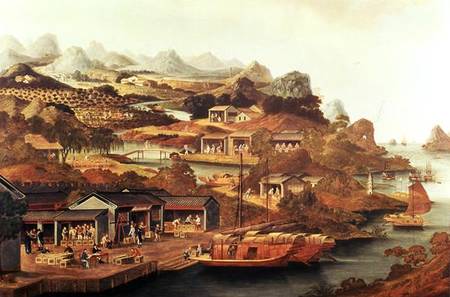 Tea Trade in China od George Chinnery