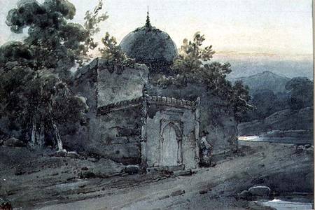 A Tomb or Part of a Temple od George Chinnery