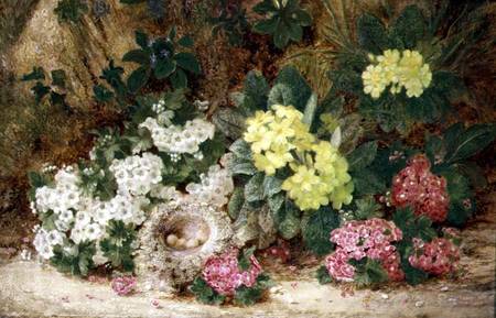 Still Life with Primroses od George Clare