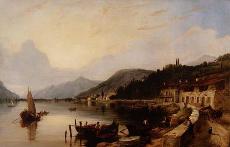 Lago d'Iseo, Italy od George Clarkson Stanfield