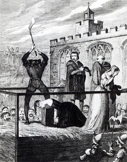 The Execution of Lady Jane Grey od George Cruikshank