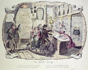 The Gin Shop, 1829 (etching)