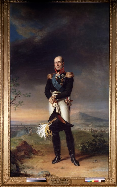 Portrait of Field marshal Count Mikhail Barklay-de-Tolli (1761-1818) od George Dawe