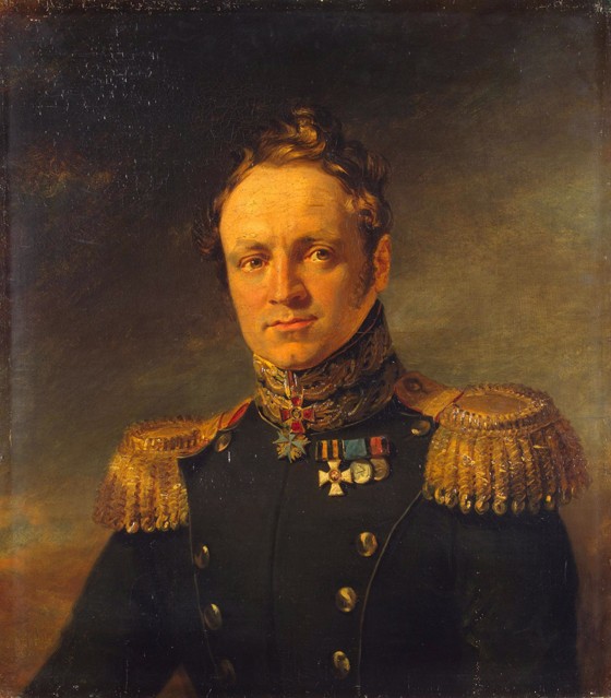 Portrait of Yevgeny Alexandrovich Golovin (1782-1858) od George Dawe