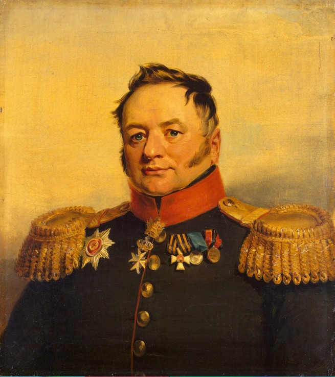 Portrait of Pavel Alexeyevich Tuchkov (1776-1858) od George Dawe