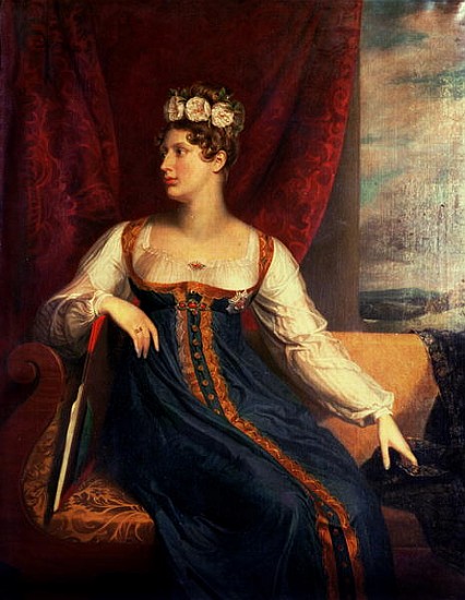 Portrait of Princess Charlotte Augusta of Wales (1796-1817) od George Dawe