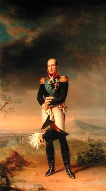 Portrait of Prince Mikhail Barclay de Tolly (1761-1818) od George Dawe