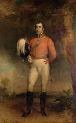 The Duke of Wellington (oil on canvas) od George Dawe