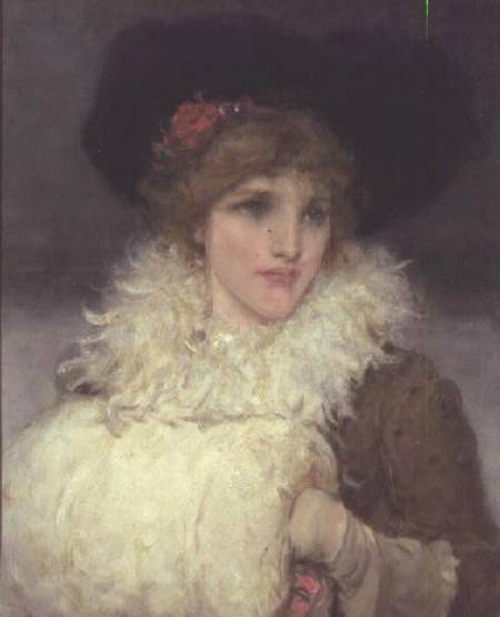 Portrait of a Woman od George Henry Boughton