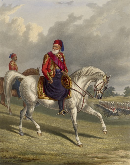 Ibrahim Pasha of Egypt (1789-1848) od George Henry Laporte