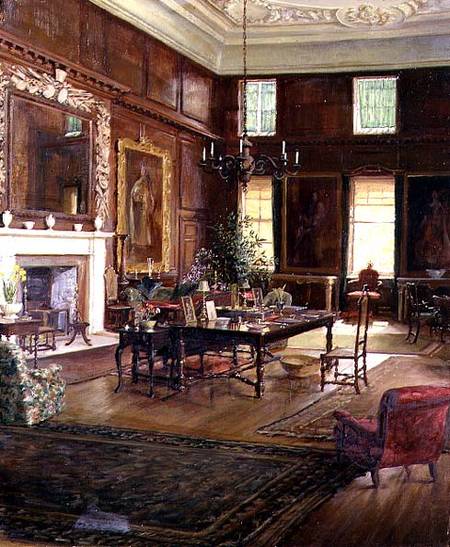 Interior of the State Room, Governor's House, Royal Hospital, Chelsea od George Percy Jacomb-Hood