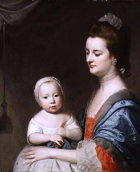 Mrs Marton and her son Oliver od George Romney