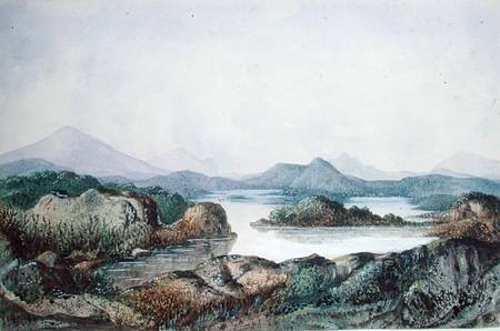Landscape with a Lake od George Sand