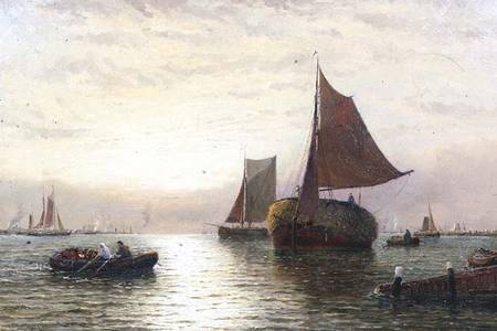 Evening Shipping od George Stanfield Walters