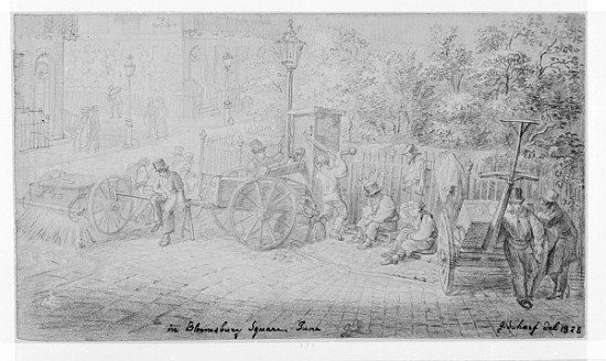 In Bloomsbury Square during the heat wave od George the Elder Scharf