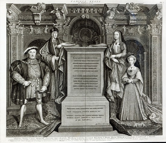 Familia Regia, or The Family of Henry VIII od George Vertue