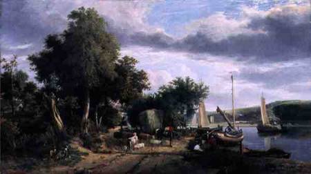 View on the River Yare Near Norwich od George Vincent