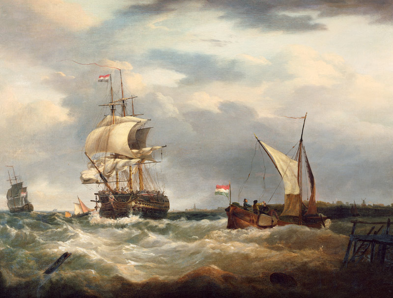 Vessels off the Dutch Coast od George Webster