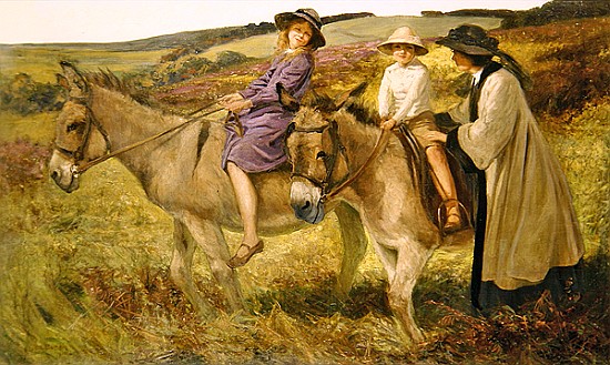 The Donkey Ride od George Edmund Butler