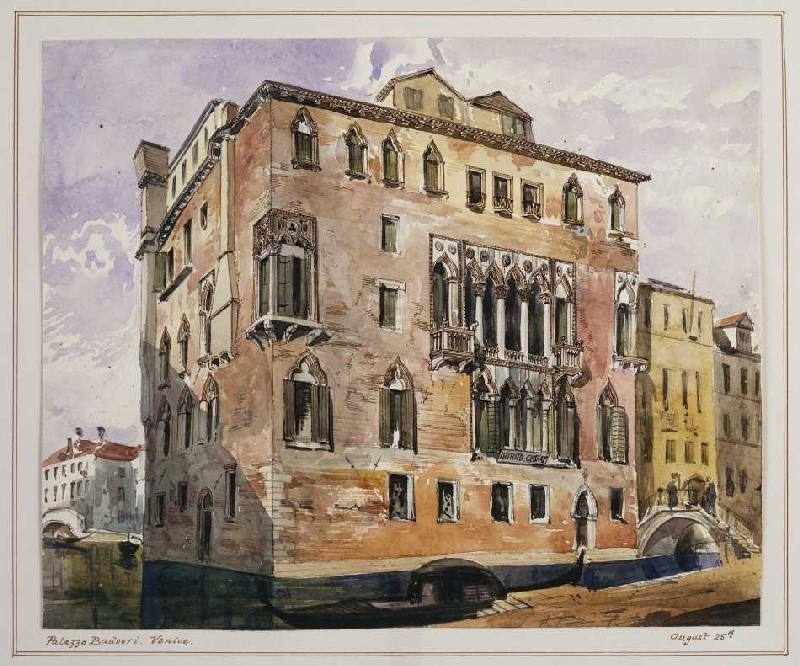 Palazzo Baldoer, Venedig. od George Edmund Street