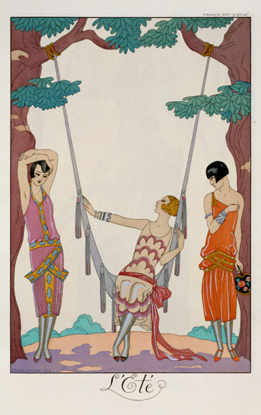 Summer, from 'Gazette du Bon Ton', 1925 od Georges Barbier