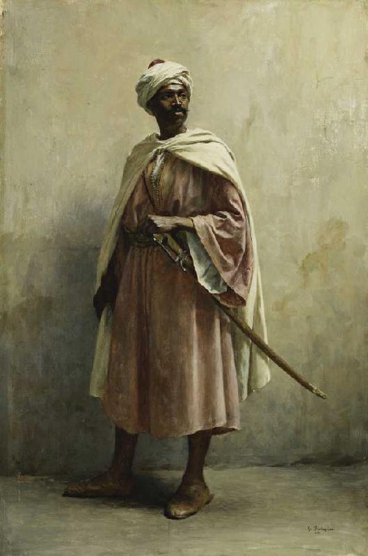 Ein Marokkanischer Krieger od Georges Bretegnier