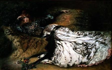 Sarah Bernhardt (1844-1923) od Georges Clairin