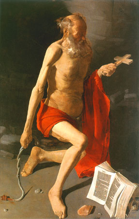 Saint Jerome od Georges de La Tour