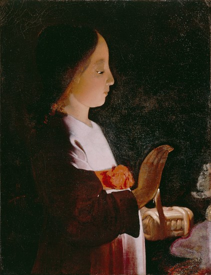 Young Virgin Mary od Georges de La Tour