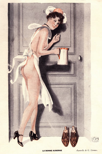 Front cover of ''Le Sourire'' (colour litho)  od Georges Leonnec
