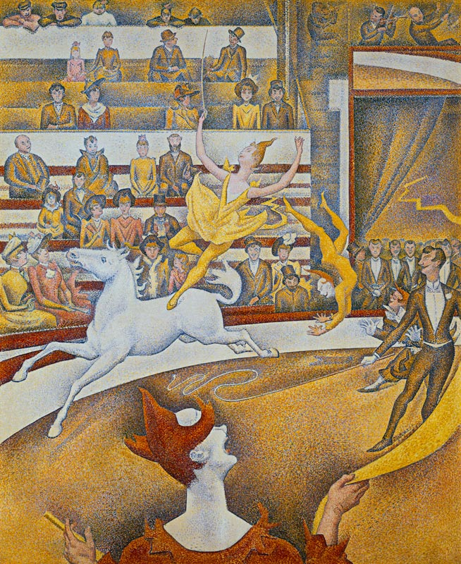 The circus od Georges Seurat