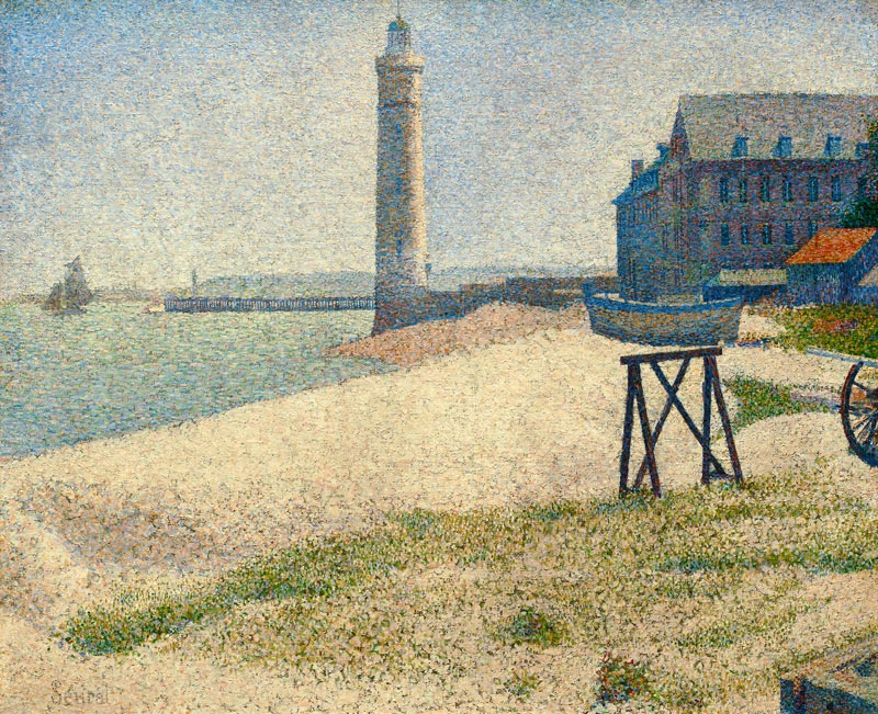Lighthouse of Honfleur od Georges Seurat