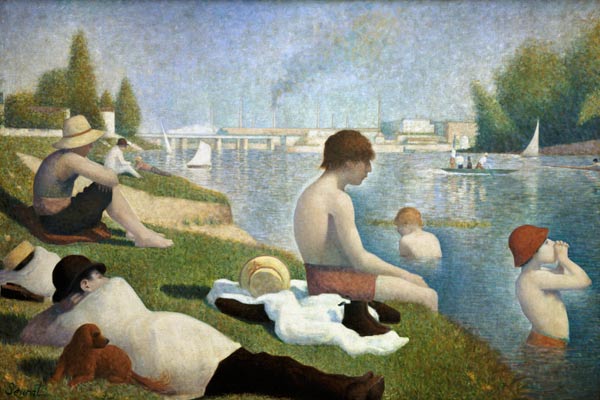 The taking a bath od Georges Seurat