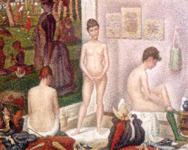 The models od Georges Seurat