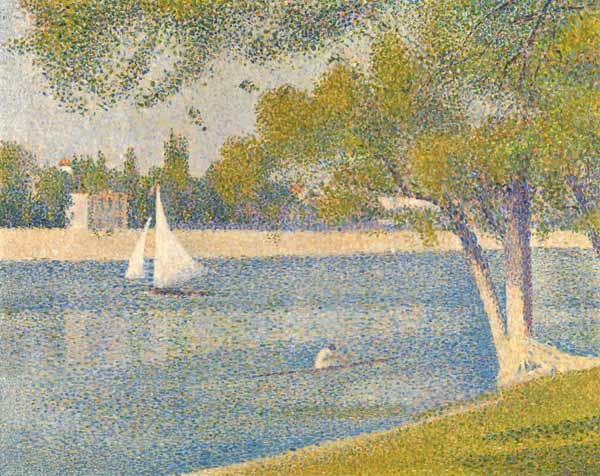His at Courbevoie I od Georges Seurat