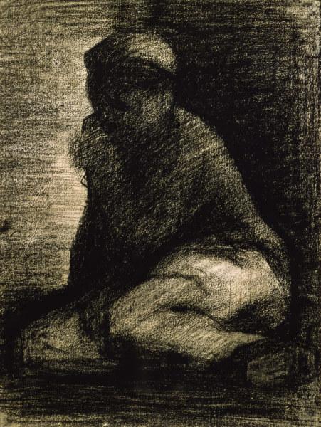 G.Seurat, Kauernder Knabe od Georges Seurat