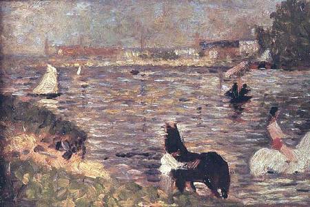 Horses in a River od Georges Seurat