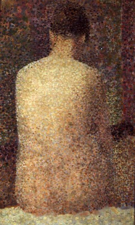 Model from the Back od Georges Seurat