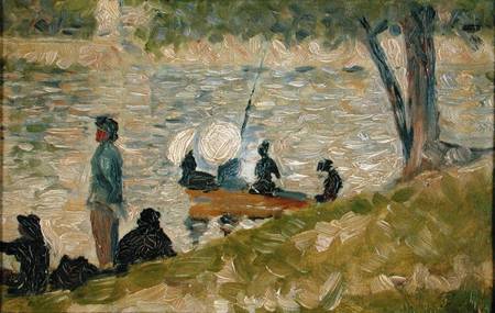 Study for A Sunday Afternoon on the Island of La Grande Jatte od Georges Seurat