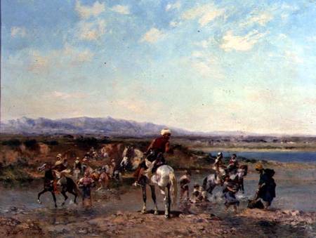 Arabs at an Oasis od Georges Washington