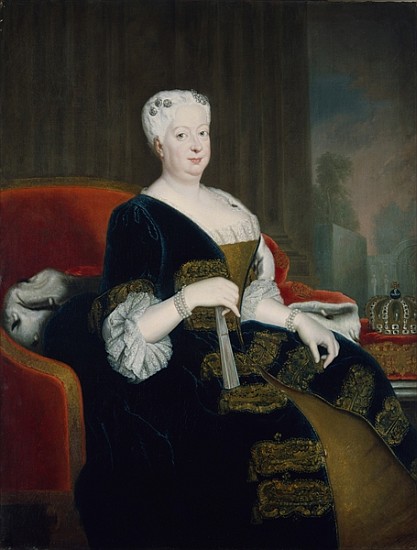 Queen Sophia Dorothea of Hanover od Georg Wenceslaus von Knobelsdorff