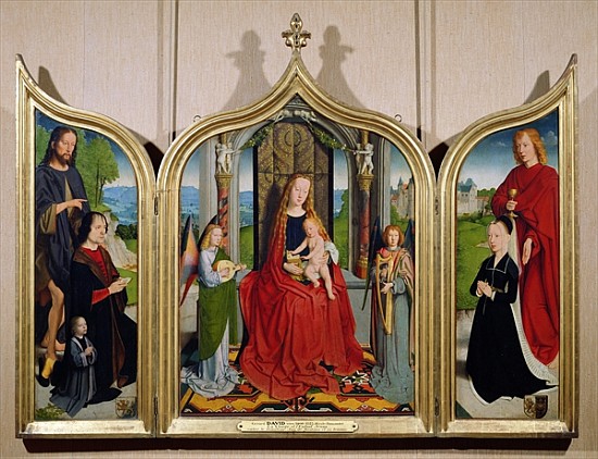 The Triptych of the Sedano Family, c.1495-98 od Gerard David