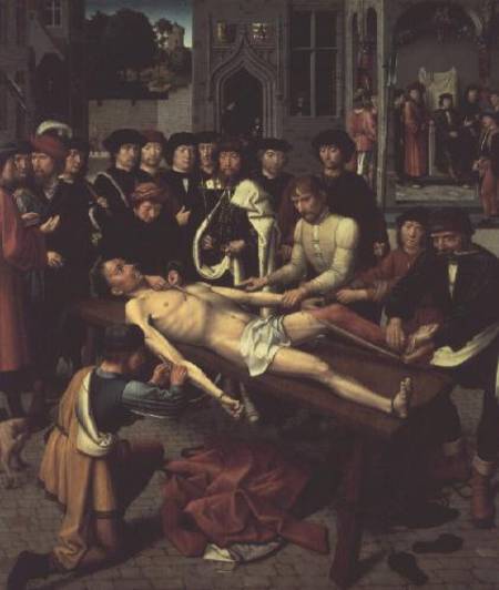The Flaying of Sisamnes  (one of two panels od Gerard David