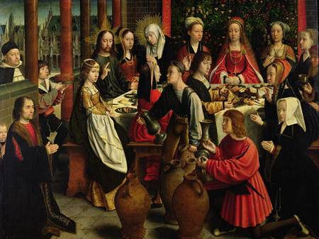 The Marriage Feast at Cana od Gerard David