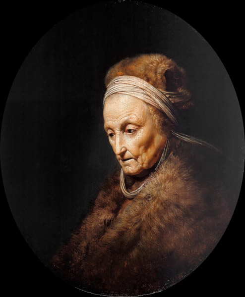 Portrait of Rembrandt's Mother od Gerard Dou